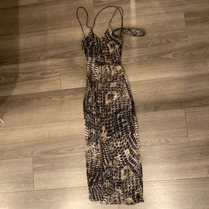 The K Label Animal Print Dress